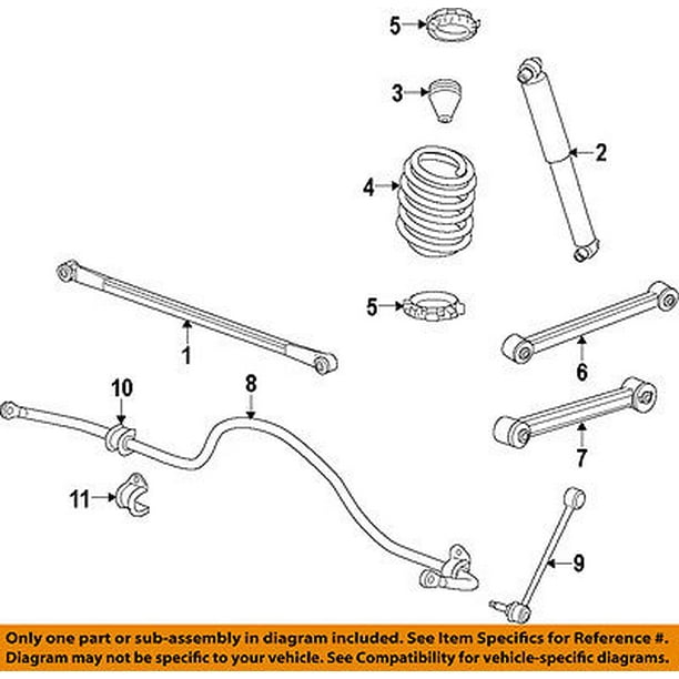 Set of 2 Mopar Rear Suspension Stabilizer//Sway Bar Bushing for 2014 Ram 1500